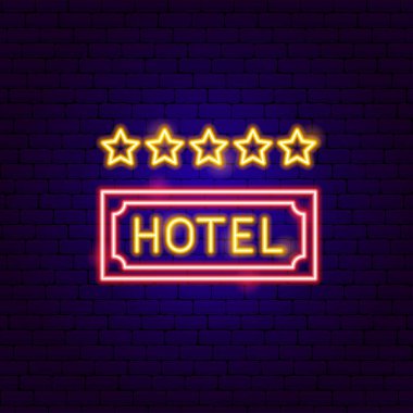 Otel Neon Etiketi