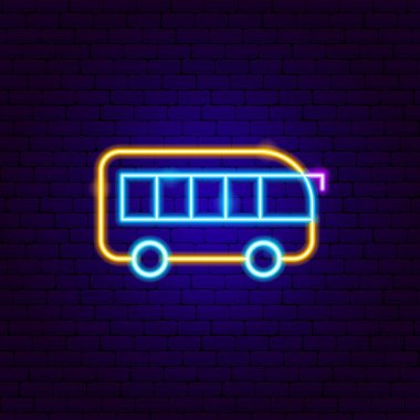 Otobüs Neon İşareti