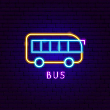 Otobüs Neon Etiketi