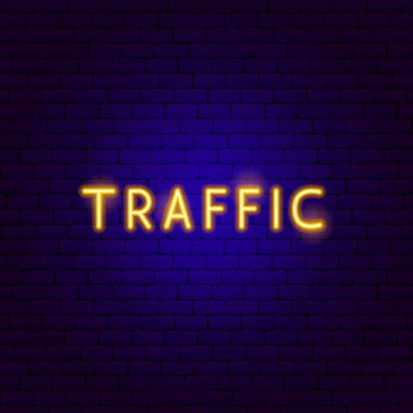 Trafik Neon Metni