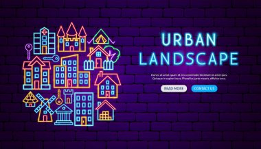 Kentsel Peyzaj Neon Sancak Tasarımı