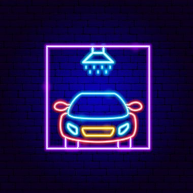 Araba Yıkama Neon Tabelası