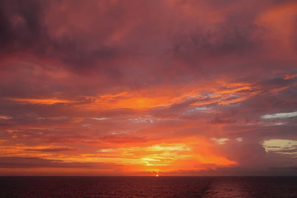黎明在海上 圣多明各 多米尼加共和国 — 图库照片