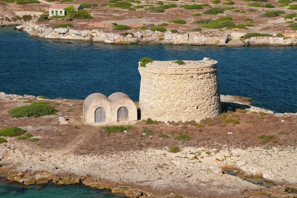 Torre Antiga Ilha Mahon Minorca Espanha — Fotografia de Stock