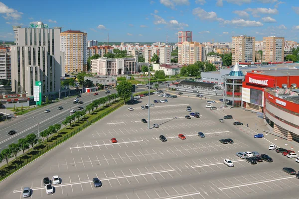 Kazan Tatarstan Russie Juin 2018 Stationnement Automobile Centre Commercial Ville — Photo