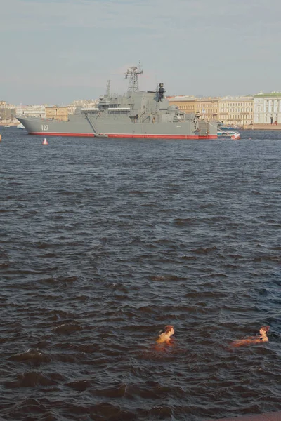 Saint Petersburg Russia Jul 2018 Summer Bathing Petersburg Way — Stock Photo, Image