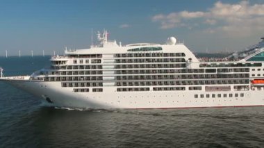 Sütlük cruise liner. Kopenhag, Danimarka