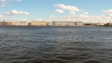 Neva Nehri ve şehir. St. Petersburg, Rusya Federasyonu