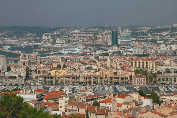 City Passenger Freight Port Marseille France — Stock Photo, Image