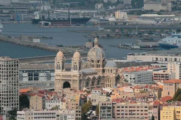 Římsko Katolická Církev Město Přístav Marseille Francie — Stock fotografie