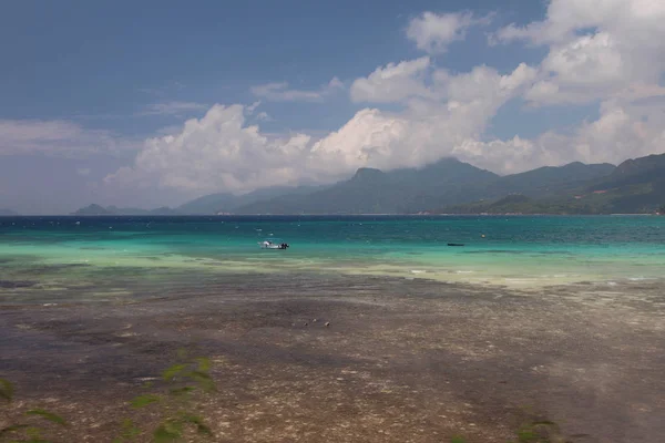 Golf Auf Tropischer Insel Mahe Seychellen — Stockfoto