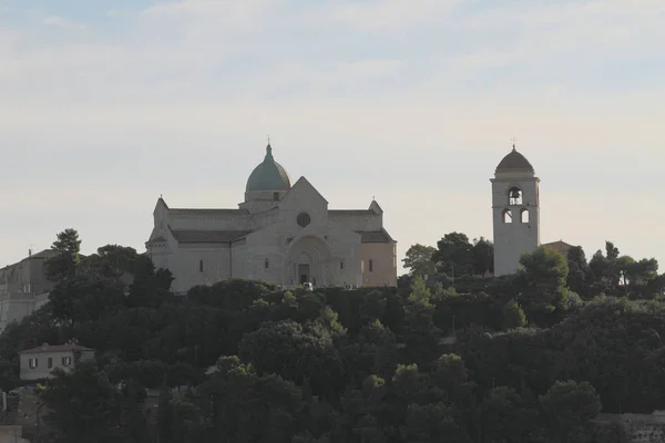 Ochtend Van September Saint Ciriaco Kathedraal Ancona Italië — Stockfoto