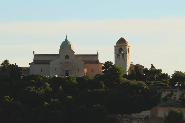 Saint Kiriak Cathedral Hill Guasco Ancona Italy — Stock Photo, Image