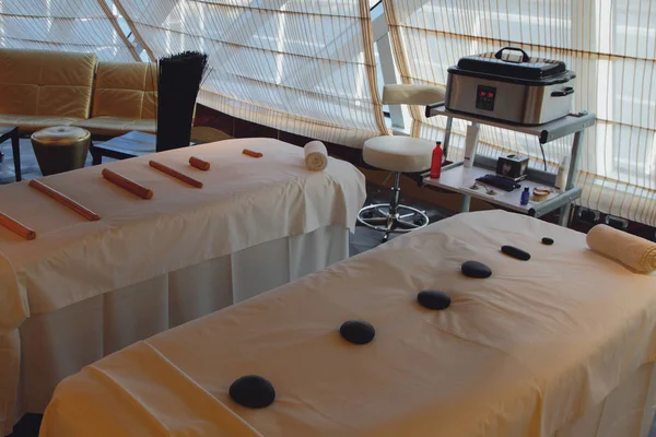 Spa Office Interior Massage Couch — Stock Photo, Image