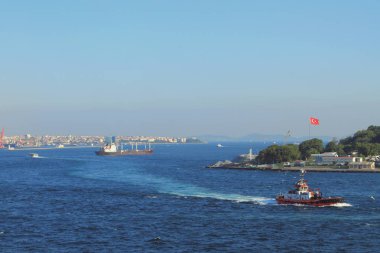 Haliç ve boğaz boğaz Körfez. Istanbul, Türkiye