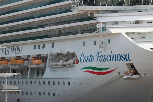 Savona Italy Jun 2019 Board Cruise Liner — Stock Photo, Image
