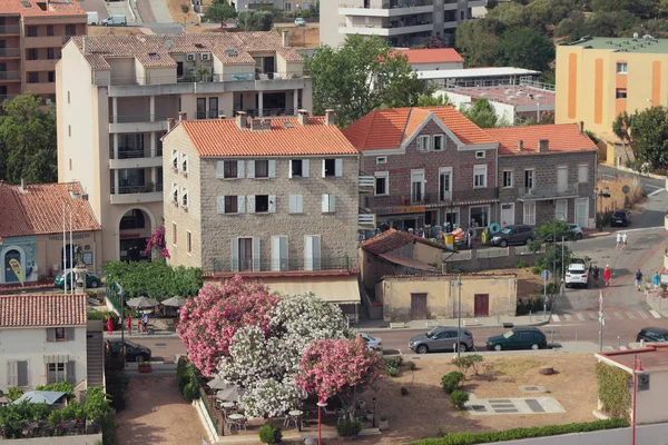 Propriano Córcega Francia Julio 2019 Ciudad Mediterránea —  Fotos de Stock