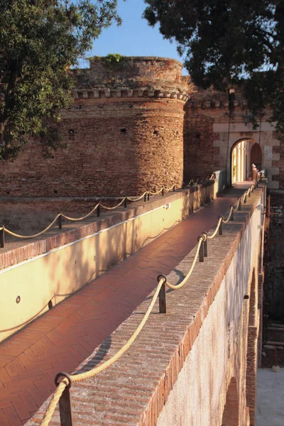 Entrada Fuerte Sangallo Nettuno Lazio Italia —  Fotos de Stock