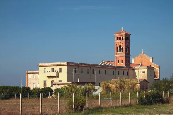 Kościół Pustyni Santa Maria Goretti Nettuno Lazio Włochy — Zdjęcie stockowe