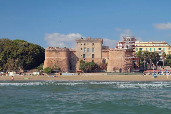 Stranden Murar Forntida Fästning Nettuno Lazio Italien — Stockfoto