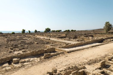 Antik Paphos arkeolojik kalıntıları, Kıbrıs için bir görünüm