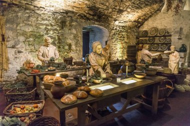 Büyük Mutfak Fuarı olarak dış yakın büyük salon, Stirling Castle, İskoçya yakınındaki sahnelerde biri