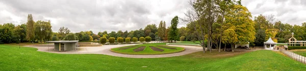 Battersea Park Panoramik Manzarası Tea Terrace Büfesi Umumi Tuvaletler Londra — Stok fotoğraf