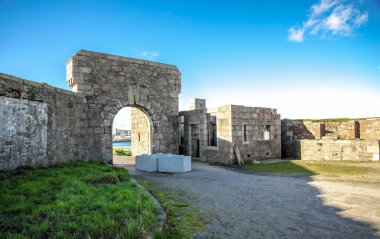 İskoçya, Aberdeen 'deki tarihi Torry Battery kalıntıları