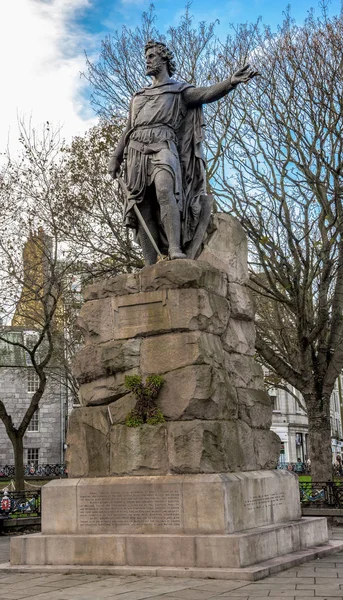 Monumento a William Wallace, héroe nacional de Escocia, Aberdeen, Reino Unido — Foto de Stock