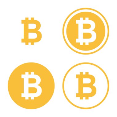 Bitcoin simgesi seti