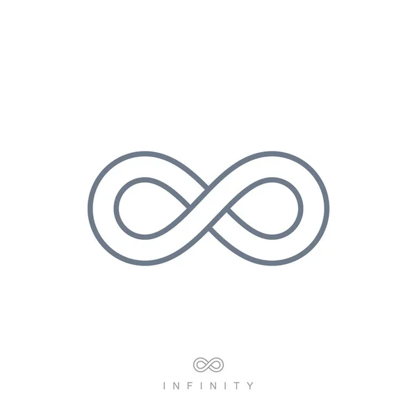 Linha Fina Símbolo Infinito Sinal Ícone Infinito Linear Conceito Logotipo Ilustrações De Stock Royalty-Free