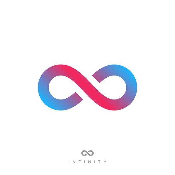 Infinity Symbol Sign Infinity Icon Infinity Logo Isolated White Background — Stock Vector