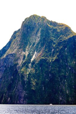 Küçük Milford ses Yeni Zelanda mavi yolculuk