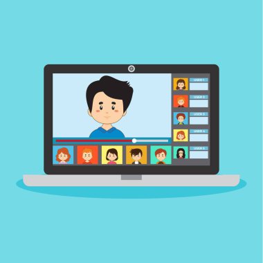 Dizüstü bilgisayardaki İnsanlarla Giyinme Dizaynı