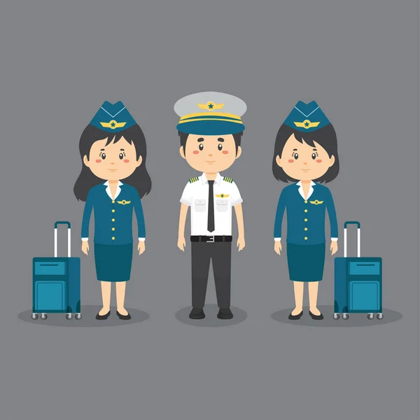 Pilotlar ve Uçuş Görevlileri Karakteri