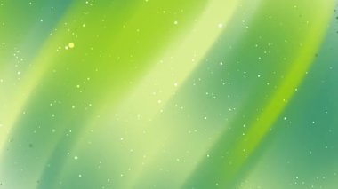 Sunumlar, web sitesi tasarımları veya canlı bir arkaplan gerektiren sosyal medya grafikleri için uygun beyaz noktalar içeren soyut yeşil ve sarı arkaplan.