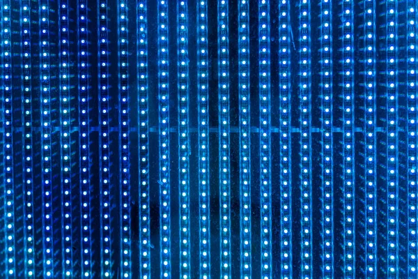 Fondo Pared Luz Led Azul Abstracto Iluminación Nocturna —  Fotos de Stock