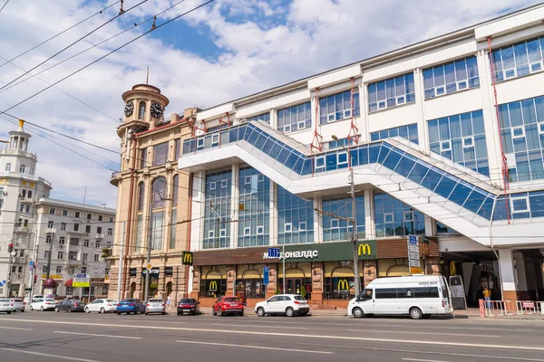 Rostov on Don, Rusya Federasyonu - 28 Temmuz 2018: Merkez Mağazası. Ev sahibi şehir Rostov-on-Don FIFA Dünya Kupası 2018, Rostov-on-Don şehrin turistik yer