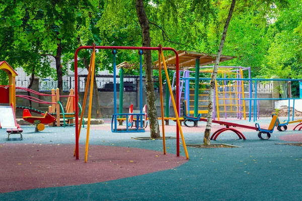 Colorful Playground Yard Park Royalty Free Stock Images