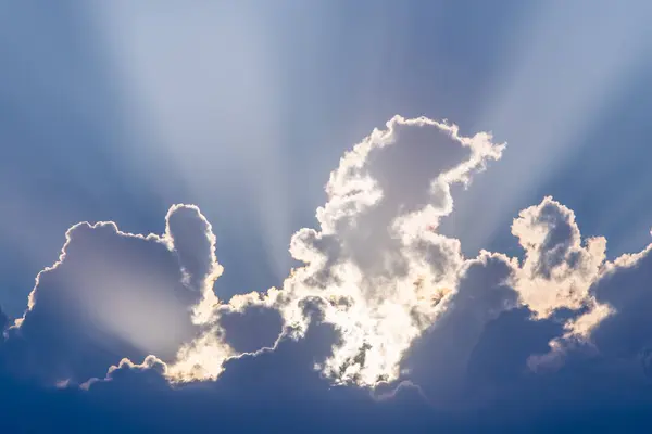 Blauer Himmel Und Weiße Wolken Aussichtsreiche Skyview — Stockfoto