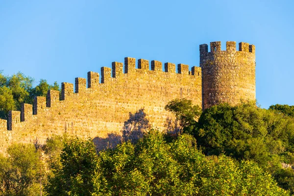 Medieval Wall Castle Obidos Portugal — Stock Photo, Image