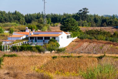 Kiremit çatılı tipik bir klasik ev manzarası.