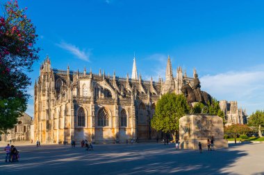 Batalha, Portekiz. Aka Manastırı, Santa Maria da Vitoria bir Batalha Manastırı. Capelas Imperfeitas görünümü. Bitmemiş Şapel. Gotik ve Manuelino aka Manuelin stili