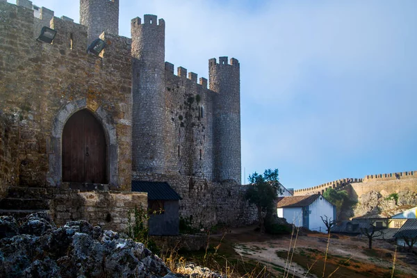 Medieval Castle Portuguese Village Obidos — Stock Photo, Image