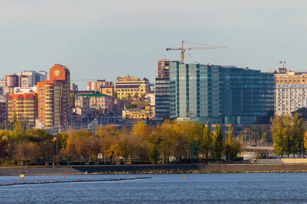 Rusland, Rostov aan de Don-20 augustus 2017: Rostov aan de Don City panoramisch uitzicht — Stockfoto