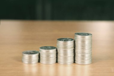 grafik sikkeleri hisse senedi finans ve iş konsepti