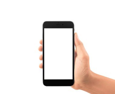 El akıllı telefon cihazı tutarak 