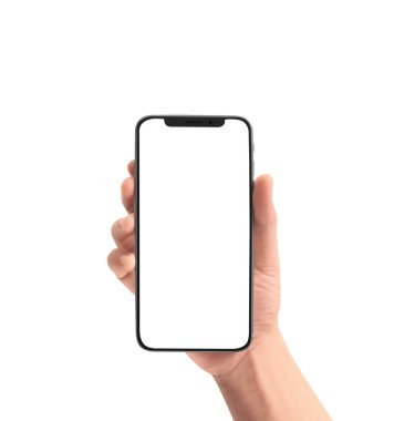 El akıllı telefon cihazı tutarak 