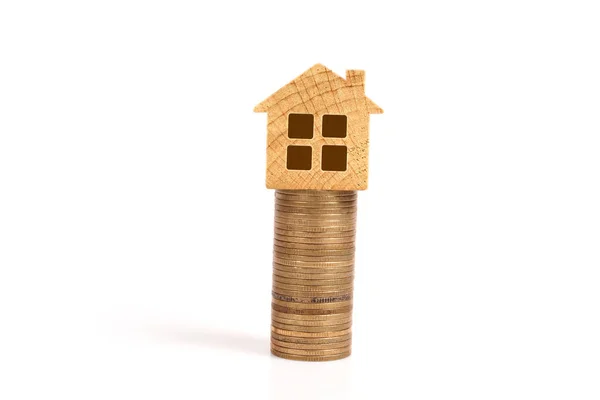 房地产投资和房屋抵押贷款金融概念货币公司 — 图库照片