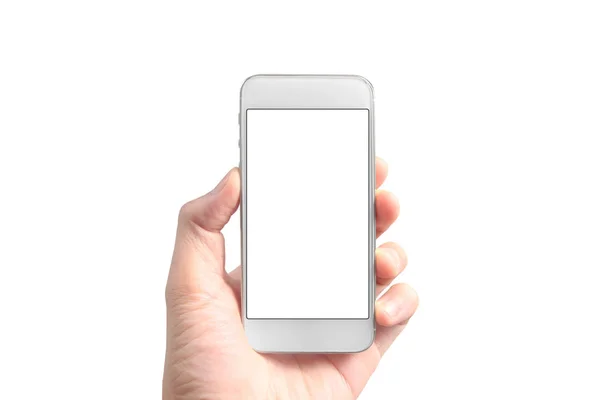 Tenere i telefoni cellulari, dispositivi smartphone e touch screen technolo — Foto Stock